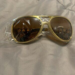 ELVIS VINTAGE GOLD SUNGLASSES  (NEW)